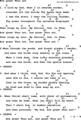 how great thou art chords key of d what if we explore the spiritual significance behind the lyrics?