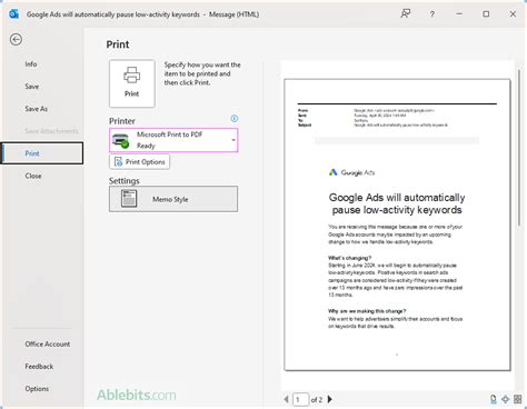 how to print outlook email to pdf and explore the benefits of digital preservation