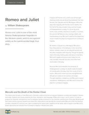 Is Romeo and Juliet a Comedy? A Multi-Layered Analysis